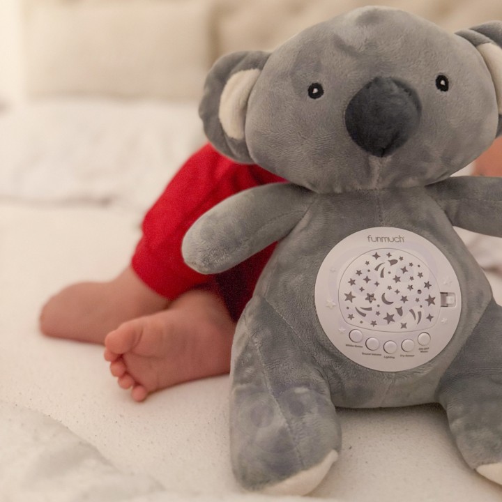 Polar Bear Projector Cuddly Toy WOOPIE – 10 Lullabies and White Noise