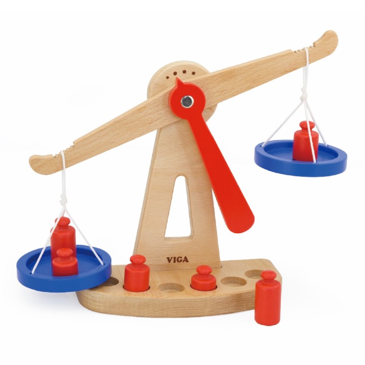 Viga wooden scale for children - learning math through play