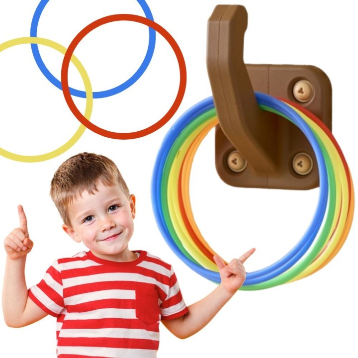 Masterkidz Ring Play and Learning Set develops accuracy and coordination
