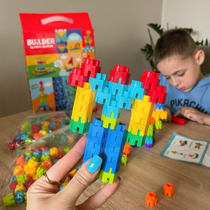 WOOPIE Builder Construction Bricks 300 pcs - Compatible Set