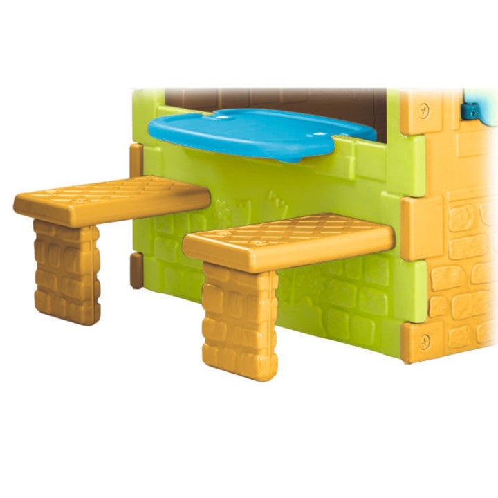 FEBER Super Villa Garden House with Large Furniture - Perfect for Children