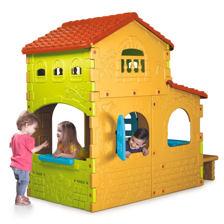 FEBER Super Villa Garden House with Large Furniture - Perfect for Children