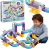 WOOPIE Magnetic Train Track Construction Set with Attraction Effect 126 pcs.