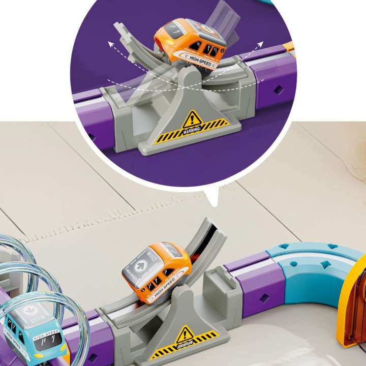 WOOPIE Magnetic Railway Track Construction Set 126 pcs.