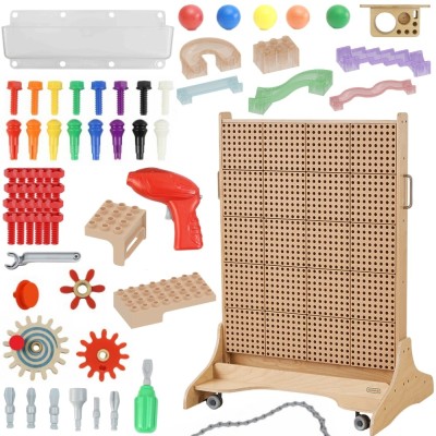 Masterkidz Creative Freestanding STEM Board + Accessories Set