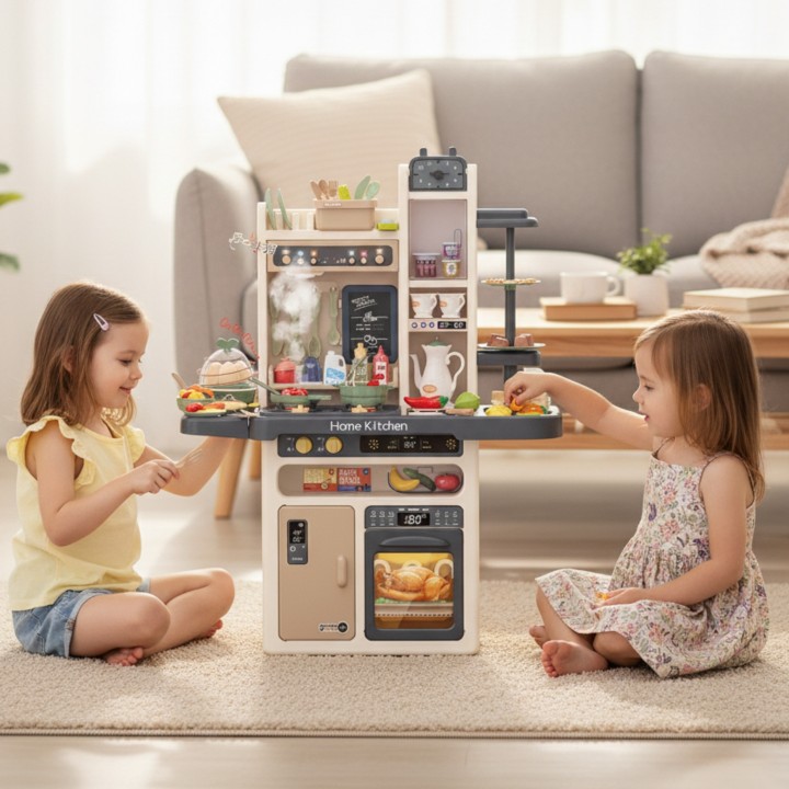 WOOPIE Interactive Kitchen with Steam and Tap 88 pcs - Shop