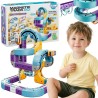 WOOPIE Magnetic Train Track Construction Set with Attraction Effect 54 pcs.