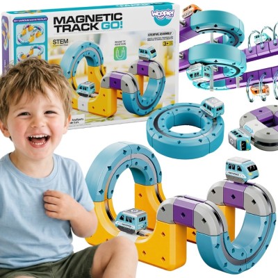 Woopie STEM Magnetic Track Levitation Effect 39 pcs - 3D Car