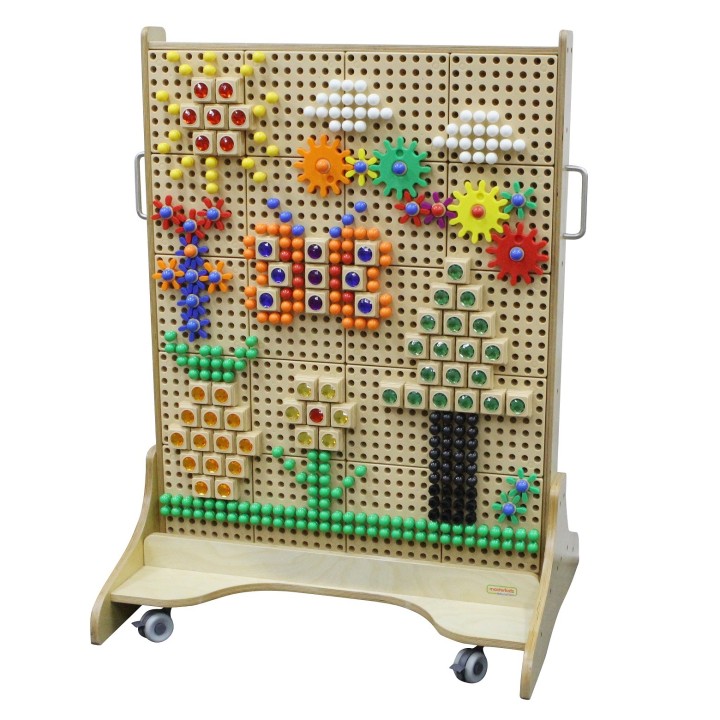 MASTERKIDZ Wooden STEM Freestanding Board for Kids