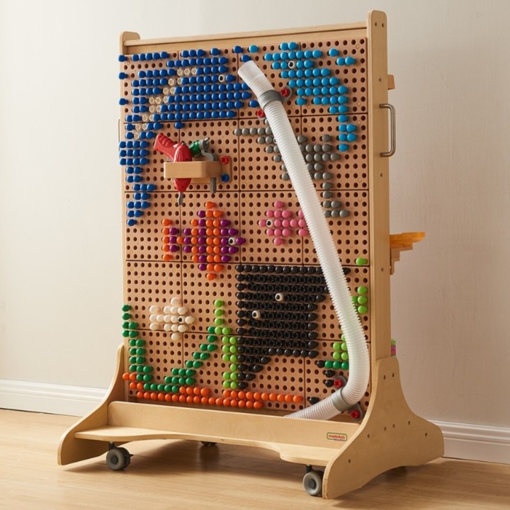 MASTERKIDZ Wooden STEM Freestanding Board for Kids