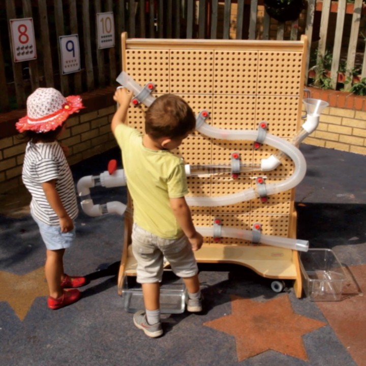 MASTERKIDZ Wooden STEM Freestanding Board for Kids