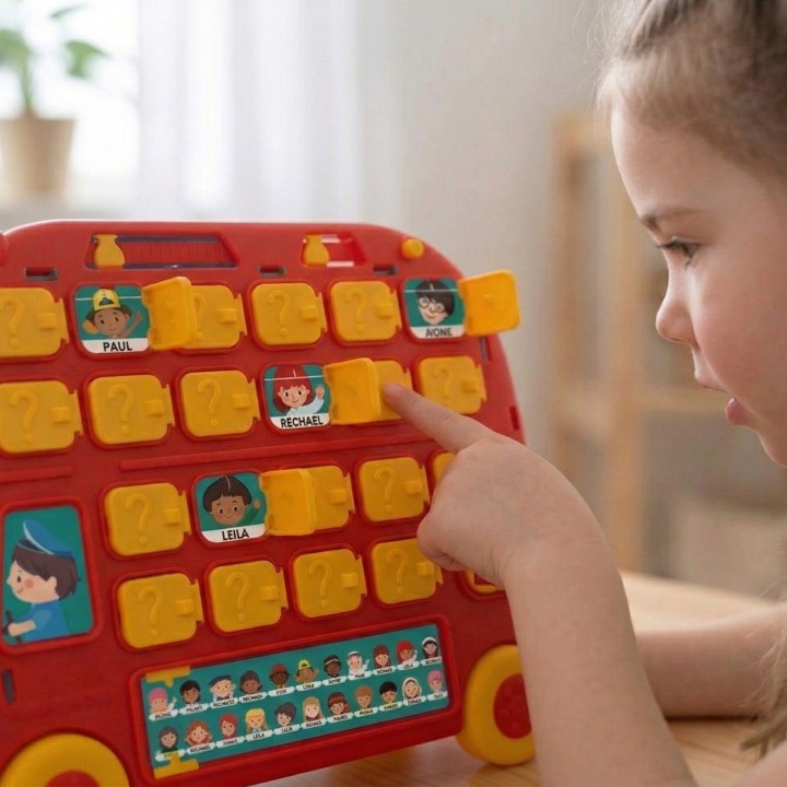 Zgadnij kto – gra edukacyjna logiczna pamięciowa dla dzieci Woopie