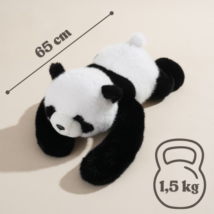 Woopie Weighted Plush Panda 65cm - Anti-stress Hit!