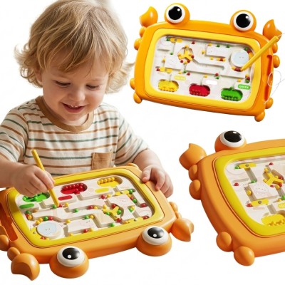 Tablica magnetyczna montessori krab – edukacyjna zabawka dla dzieci
