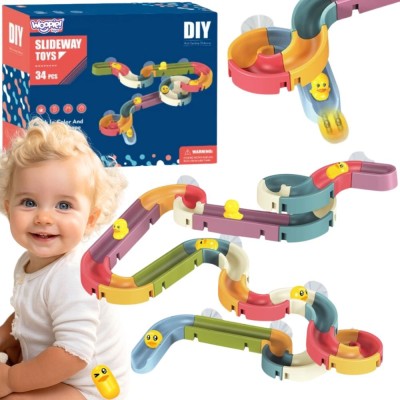 WOOPIE Water Slide Bath Track - DIY Toy