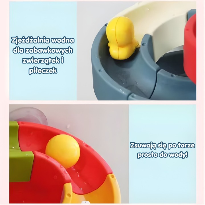 WOOPIE Tor Wodny Zjeżdżalnia do Kąpieli - Zabawka DIY
