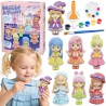 WOOPIE DIY Paint Creativity Kit - Make Plaster Castings and Paint Dolls