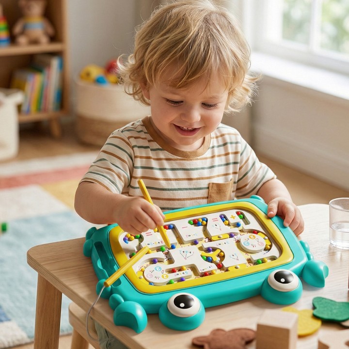 Montessori crab magnetic board – an educational toy for children