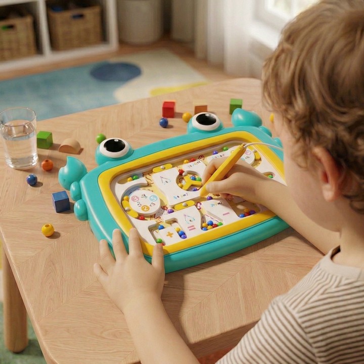 Montessori crab magnetic board – an educational toy for children