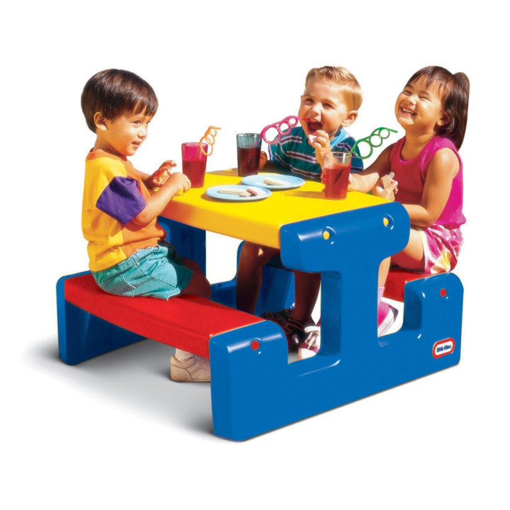 Little Tikes Huge Picnic Table Blue Table