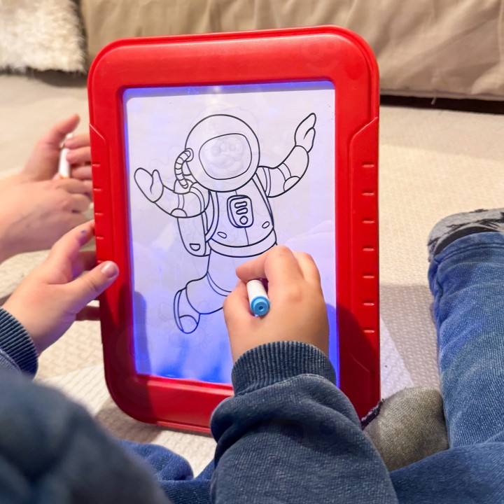 Woopie Magic Drawing Tablet - LED, mess-free fun
