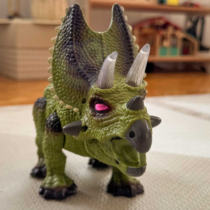 WOOPIE RC Dinosaur Robot Triceratops - Remote Controlled Toy