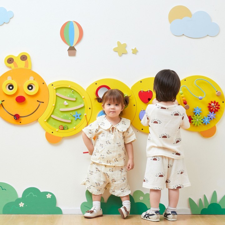 Viga Caterpillar Wall Board - Fun and Smart Education for Little Ones