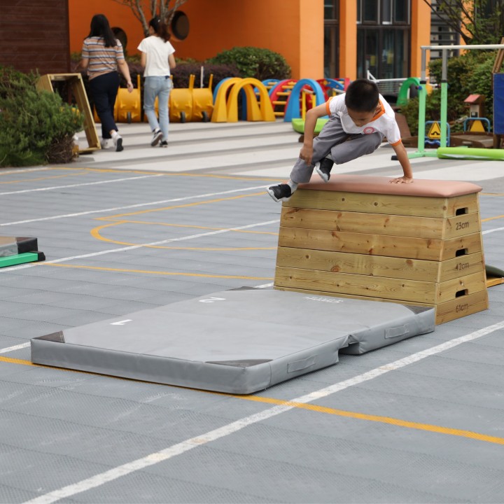 Classic World Two-Piece Foldable Gymnastics Mat - For the Garden