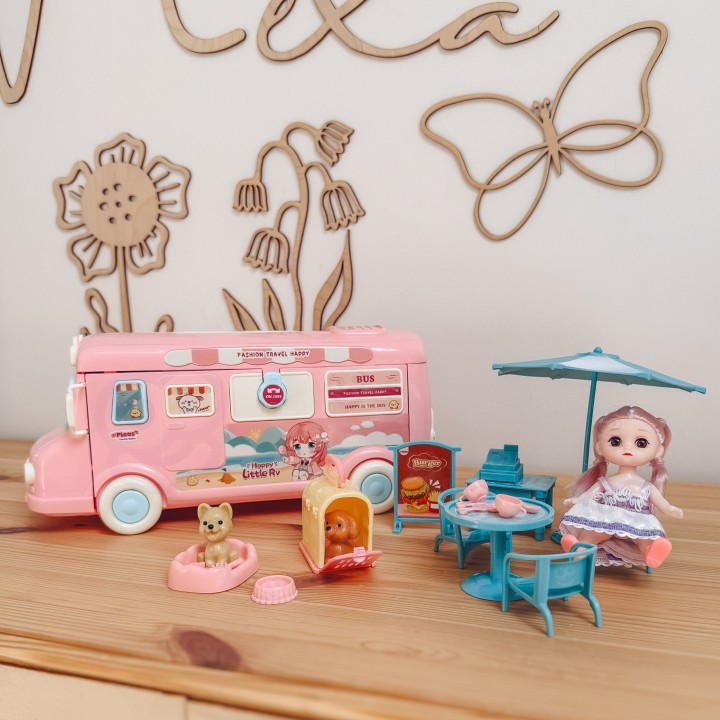WOOPIE Camper 2 in 1 XXL Dollhouse - Toy for Children