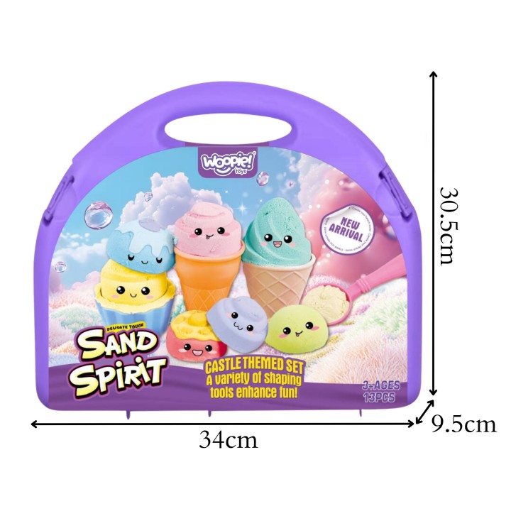 SAND FAIRY Kinetic Sand Set Ice Cream Parlor - Creative Toy
