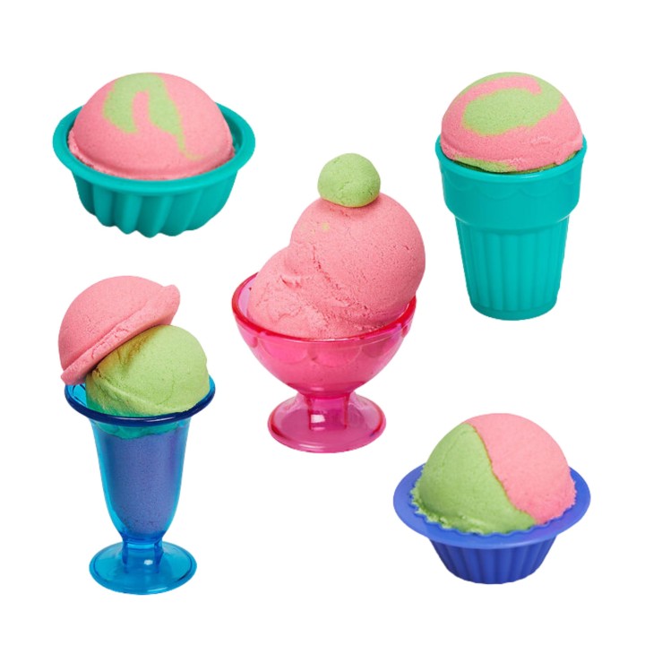 Kinetic Sand Set Ice Cream Parlor 10 pcs Creative Toy