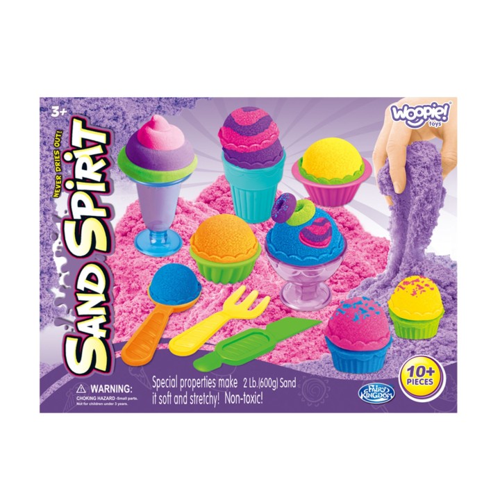 Kinetic Sand Set Ice Cream Parlor 10 pcs Creative Toy