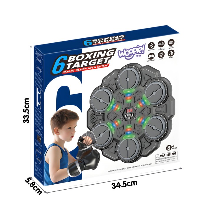 Musical Boxing Shield - Bluetooth Reflex and Agility Trainer