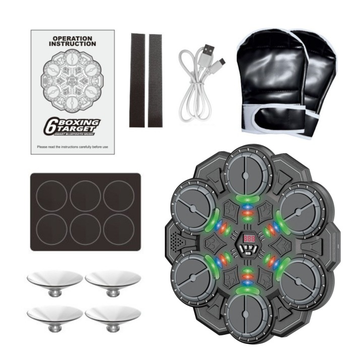 Musical Boxing Shield - Bluetooth Reflex and Agility Trainer