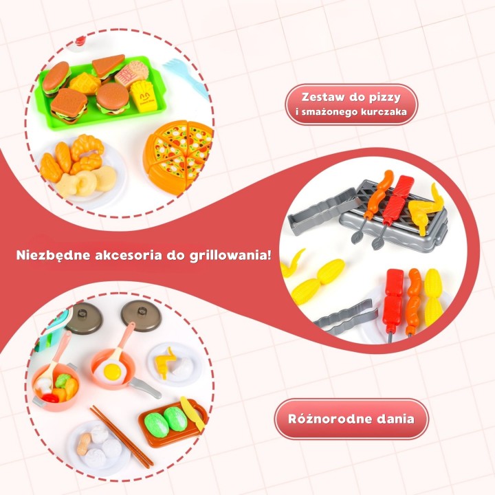 WOOPIE Kitchen Set 108 Pieces - Accessories for Cooking Fun