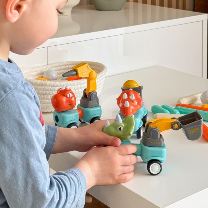 WOOPIE Dinosaurs Magnetic Blocks 84 pcs – Creative fun!