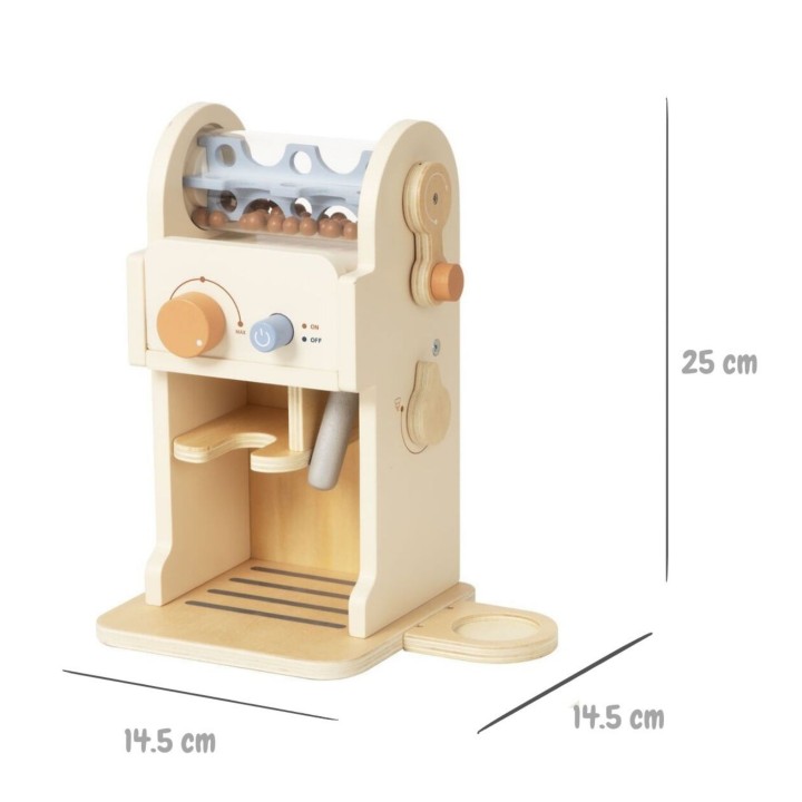 Wooden Coffee Machine Barista Accessories Tooky Toy - Play House!
