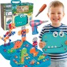 WOOPIE DIY Set Dinosaur Blocks Screws