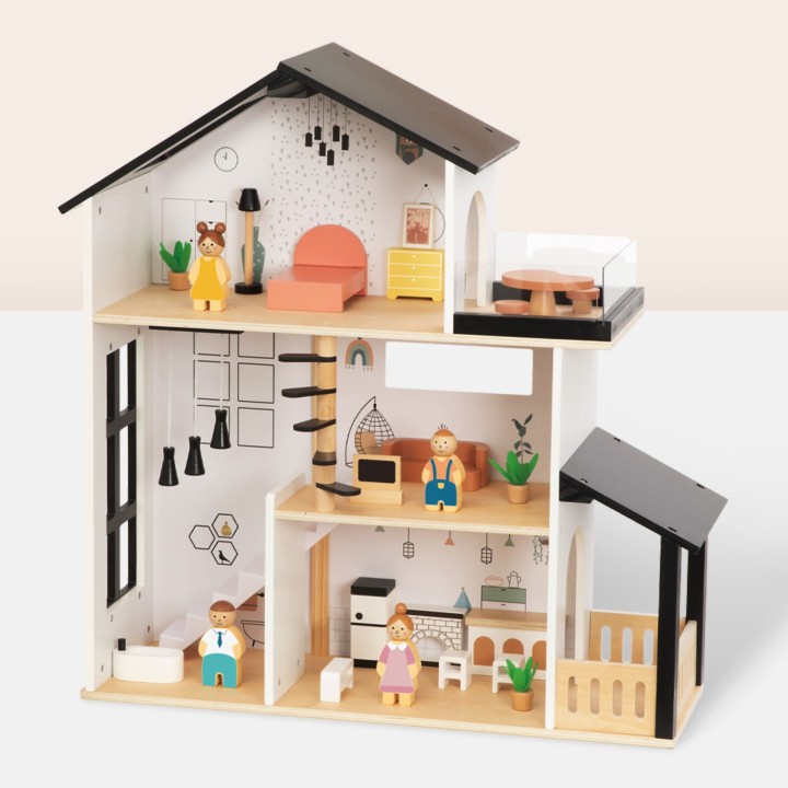 Tooky Toy Wooden Dollhouse - a great gift for your children.