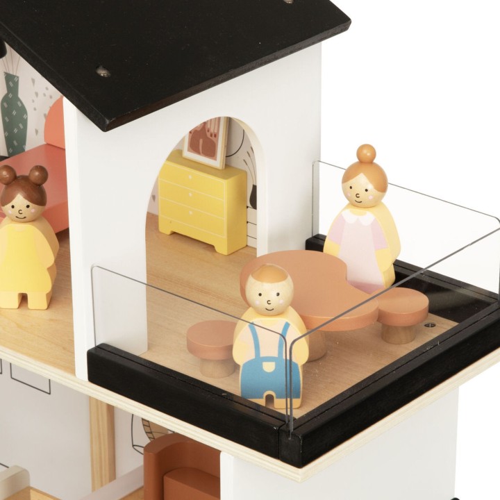 Drewniany Domek Dla Lalek Tooky Toy - super prezent dla Twoich dzieci.