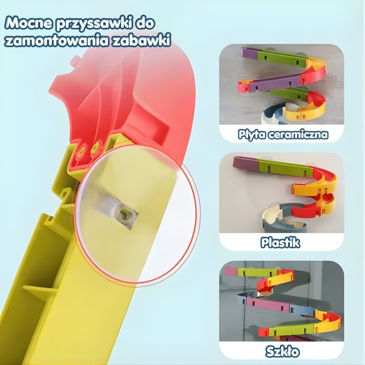 WOOPIE Water Slide Bath Track 48 Pieces - DIY Toy