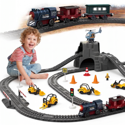 Woopie Retro Electric Train – 76 pieces full of adventure and fun