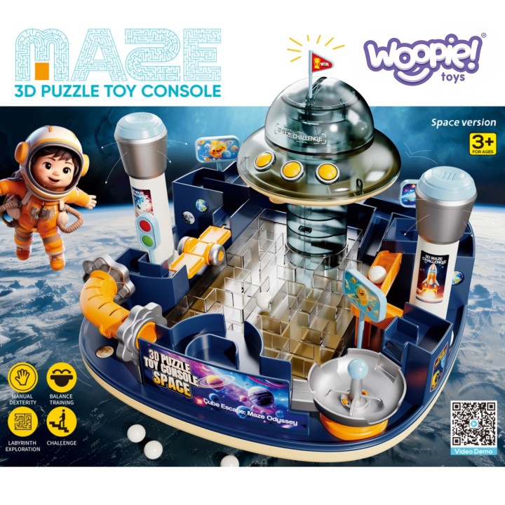 Woopie 3D Puzzle Space Labyrinth Maze Arcade Game