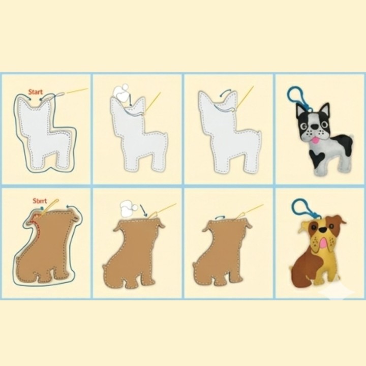 Sewing Lessons for Kids | Woopie Dog Creative Felt Kit