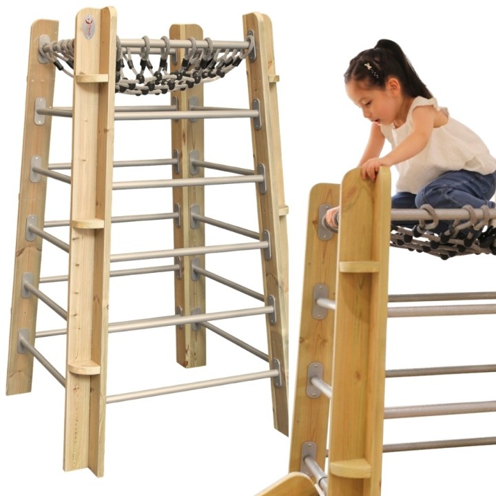 CLASSIC WORLD Wooden Climbing Tower 360 - Playground