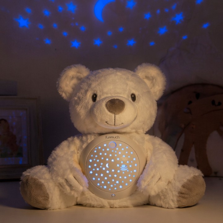 WOOPIE Plush Teddy Bear Sleeper with Projector - For Babies