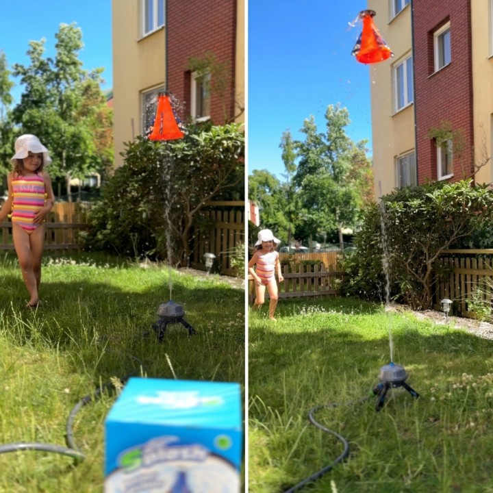 WOOPIE Water Rocket - Water Toy for the Garden for Children