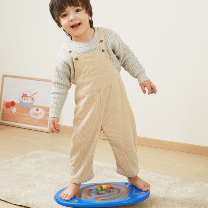 VIGA Wooden Balance Board with Maze - Sensory Toy