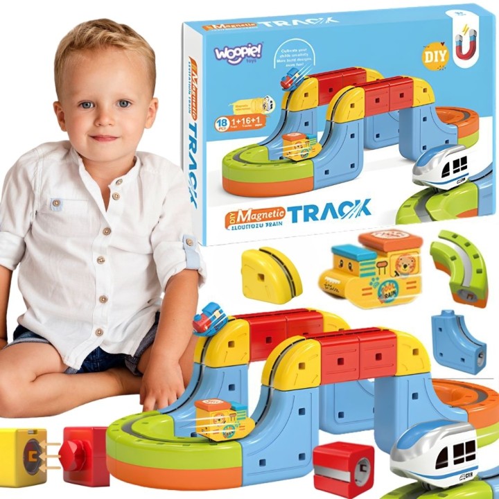 Magnetic Levitating Track 18 Pieces WOOPIE - DIY Educational Toy