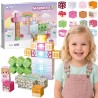 Woopie Magnetic Cubes 48 pcs Montessori Educational 3D Puzzle